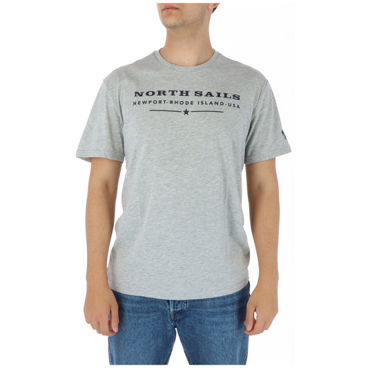 423939 North Sails T-Shirt Grigio Monocromo Uomo