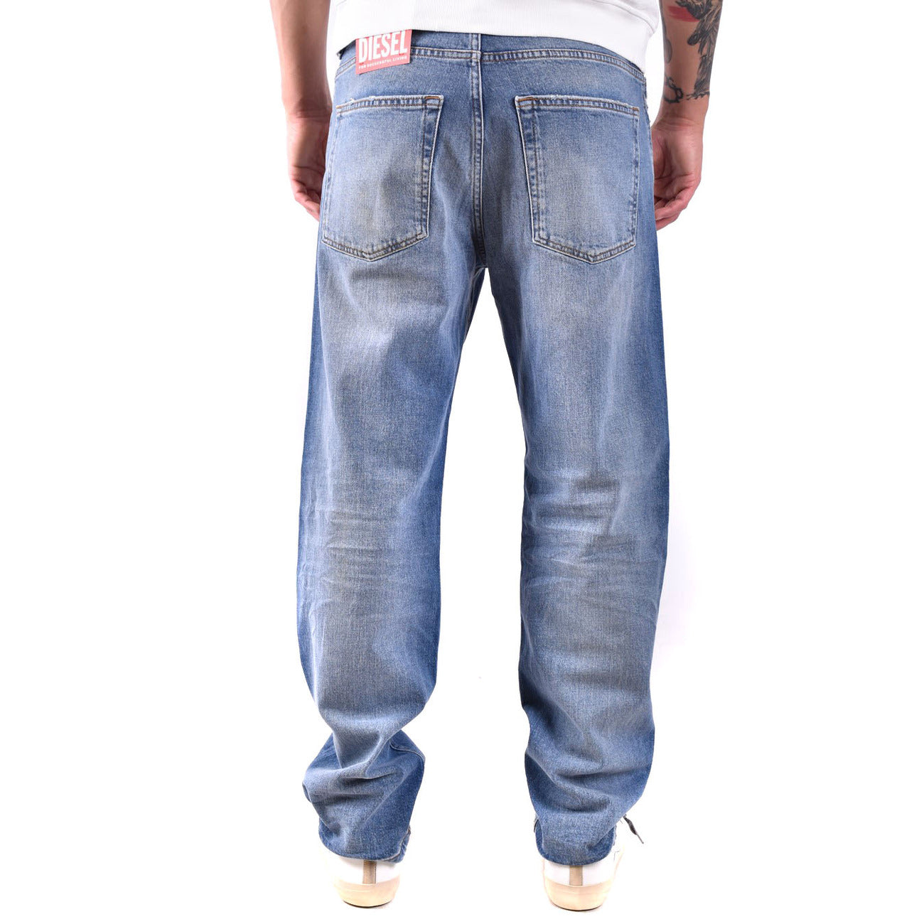 2428726 Diesel Jeans Blu Effetto Consumato Uomo