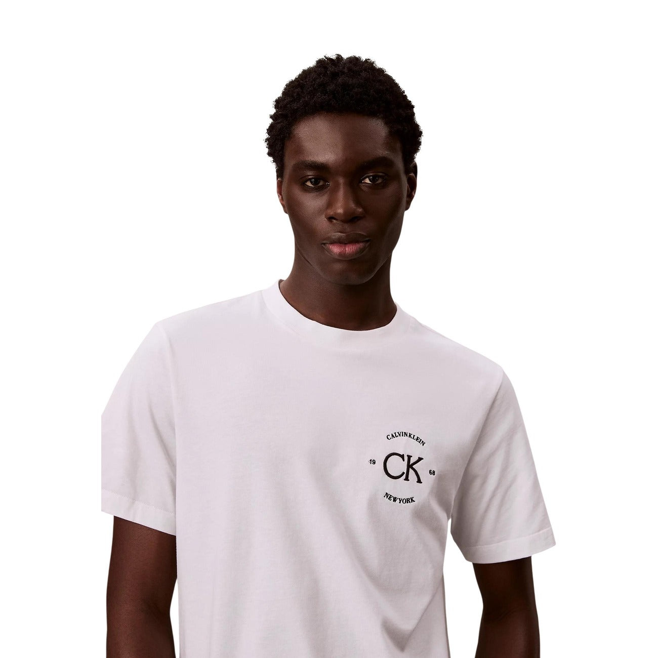 2460064 Calvin Klein Jeans T-Shirt Bianca Uomo