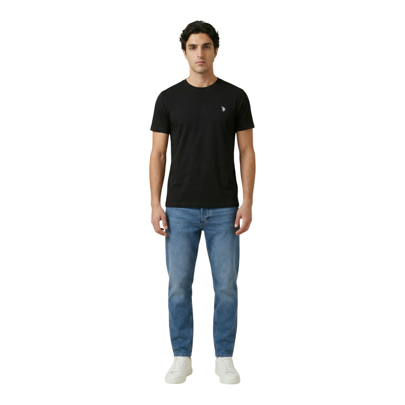2452655 U.S. Polo Assn. T-Shirt Nera Uomo