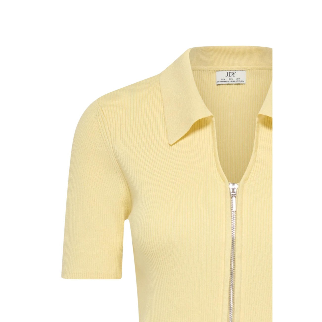 517455 Jacqueline De Yong Cardigan Giallo Maniche Corte Donna