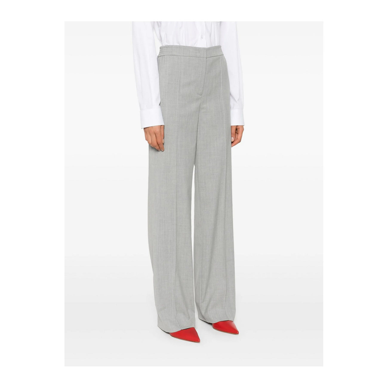 489544 Twinset Pantaloni Grigi Donna Primavera/Estate
