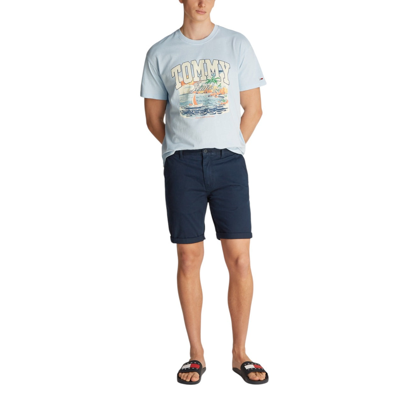 2420627 Tommy Hilfiger Jeans Bermuda Blu Uomo