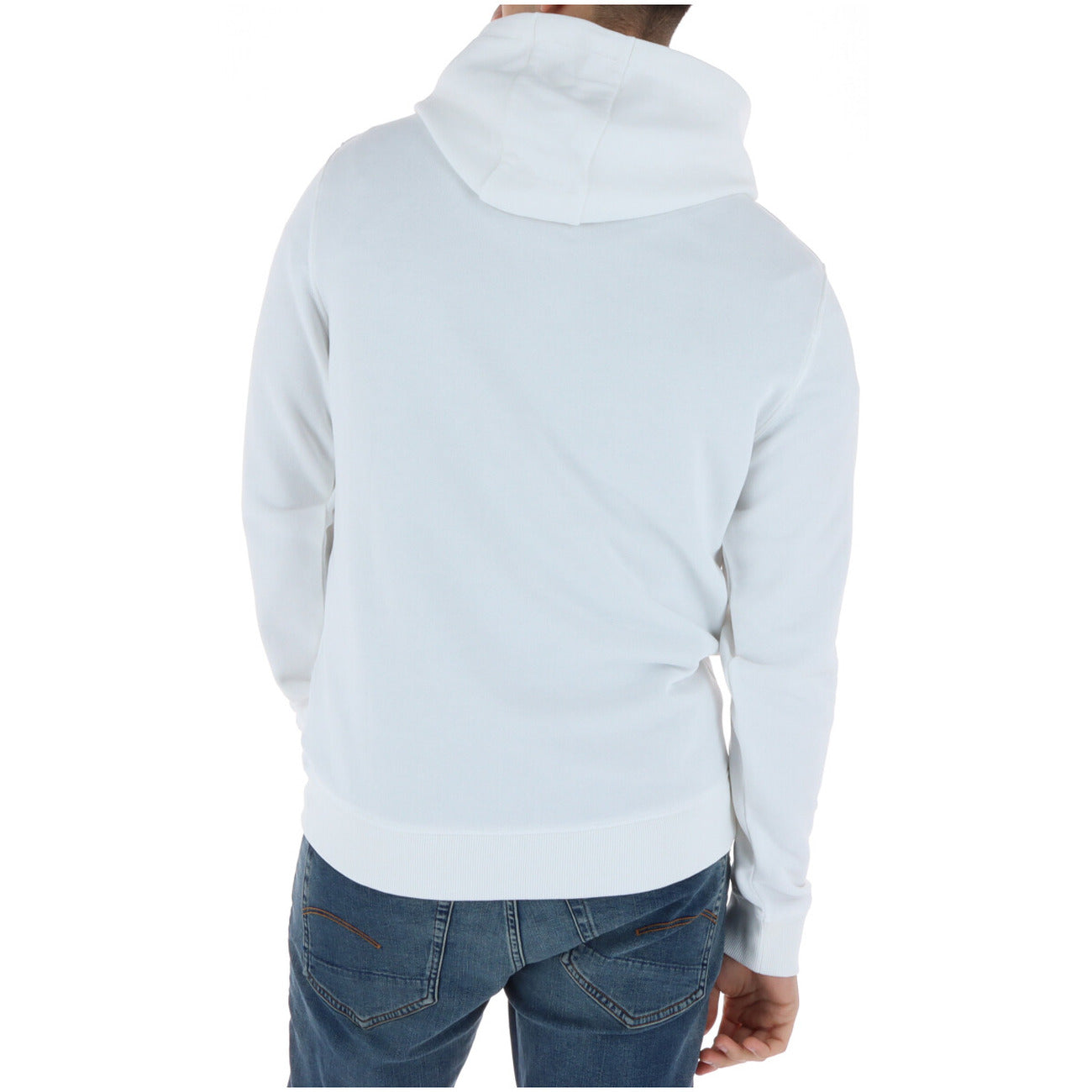2150285 Lyle & Scott Felpa Bianca con Cappuccio Uomo