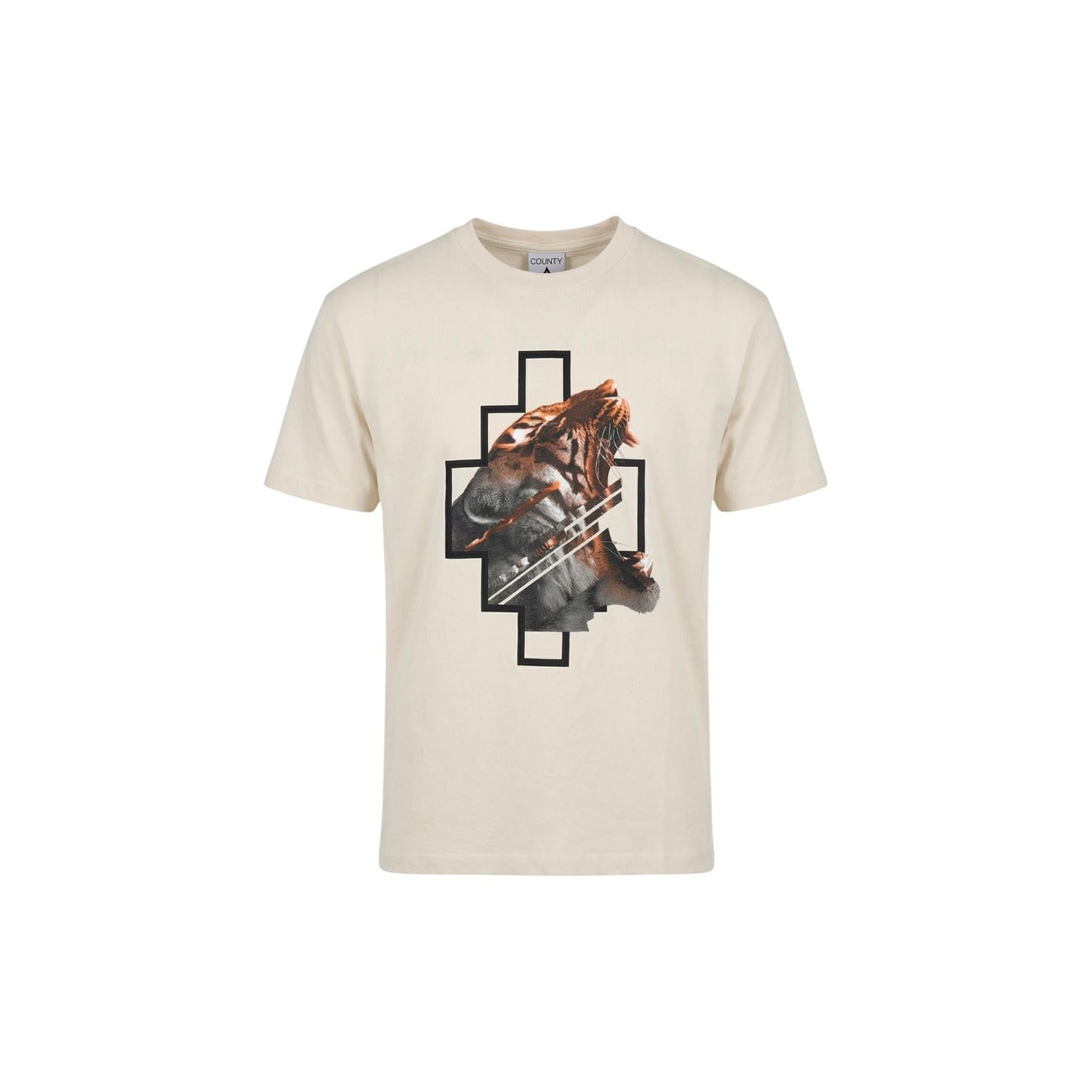 2459571 County Of Milan T-Shirt Beige Uomo