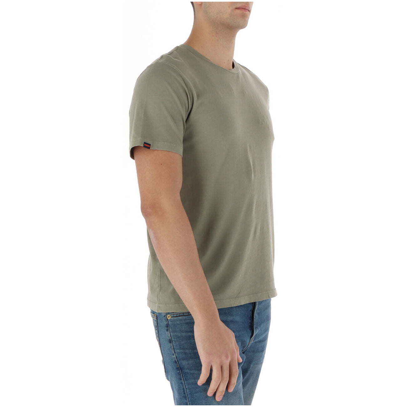 2456744 Superdry T-Shirt Verde Uomo