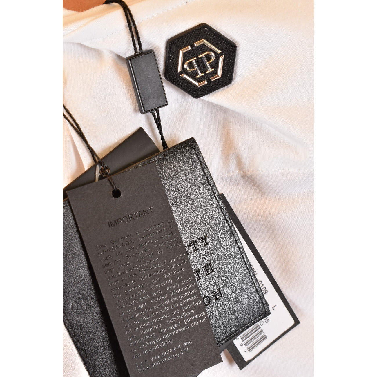 2430812 Philipp Plein T-Shirt Bianca Stampa Uomo