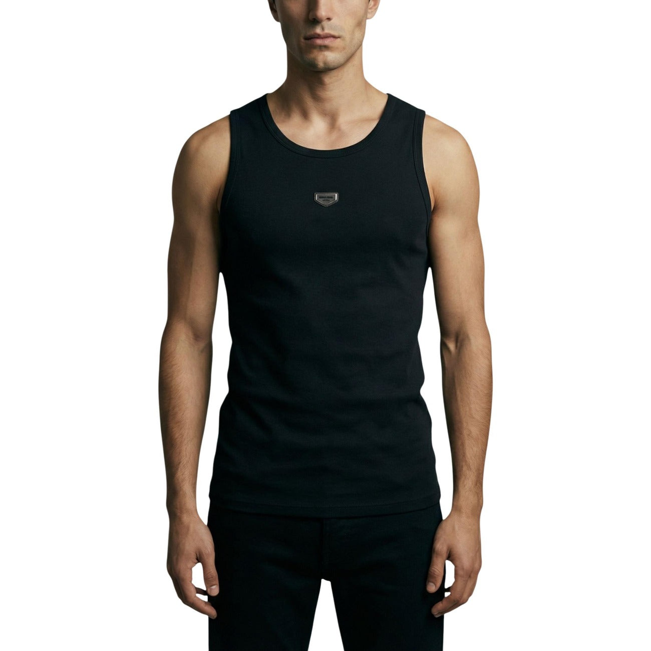 100258 Antony Morato Canotta Nera Uomo