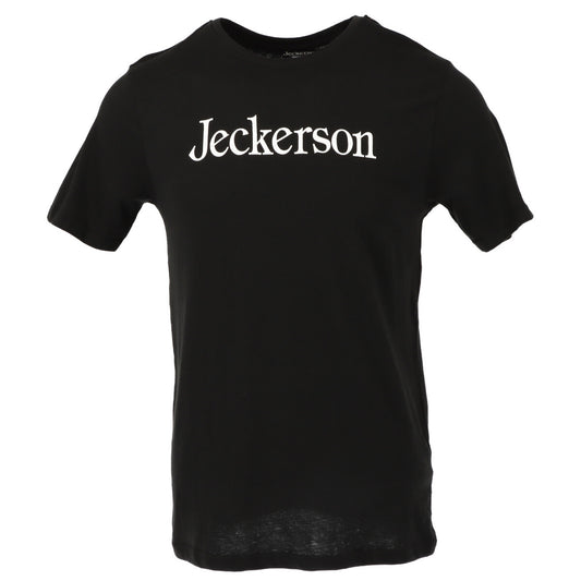 362709 Jeckerson T-Shirt Nero Cotone Slim Uomo