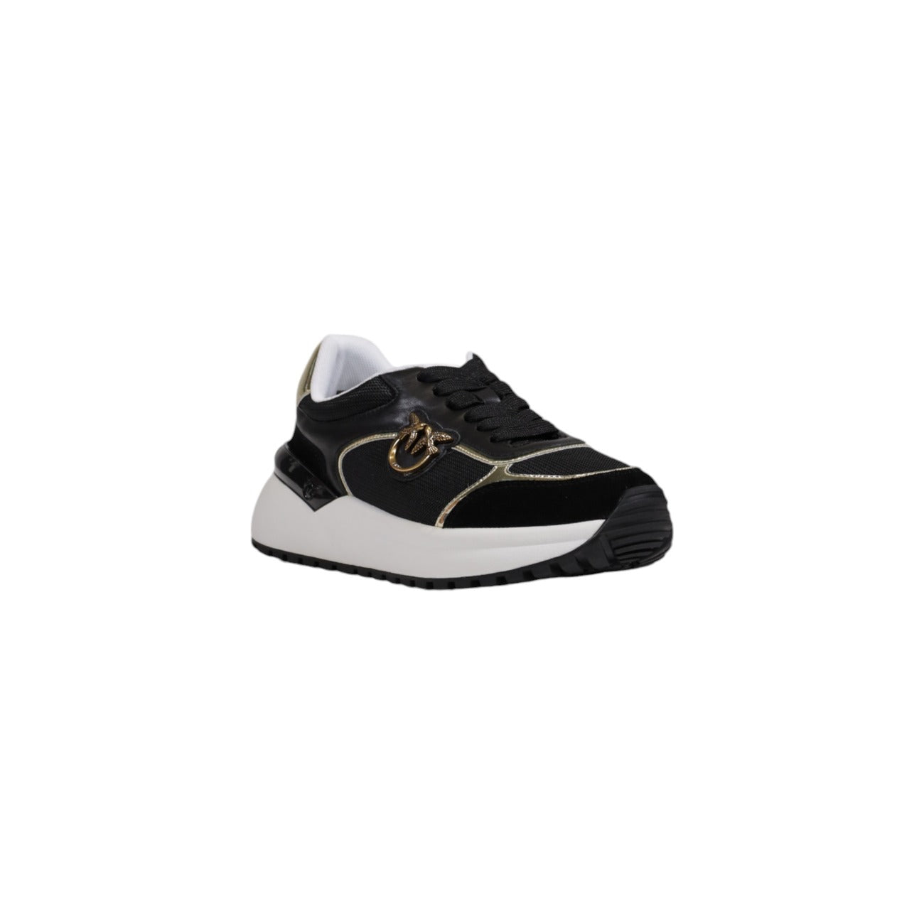 2343488 Pinko Sneakers Nere Donna Pelle 100% Suola Gomma