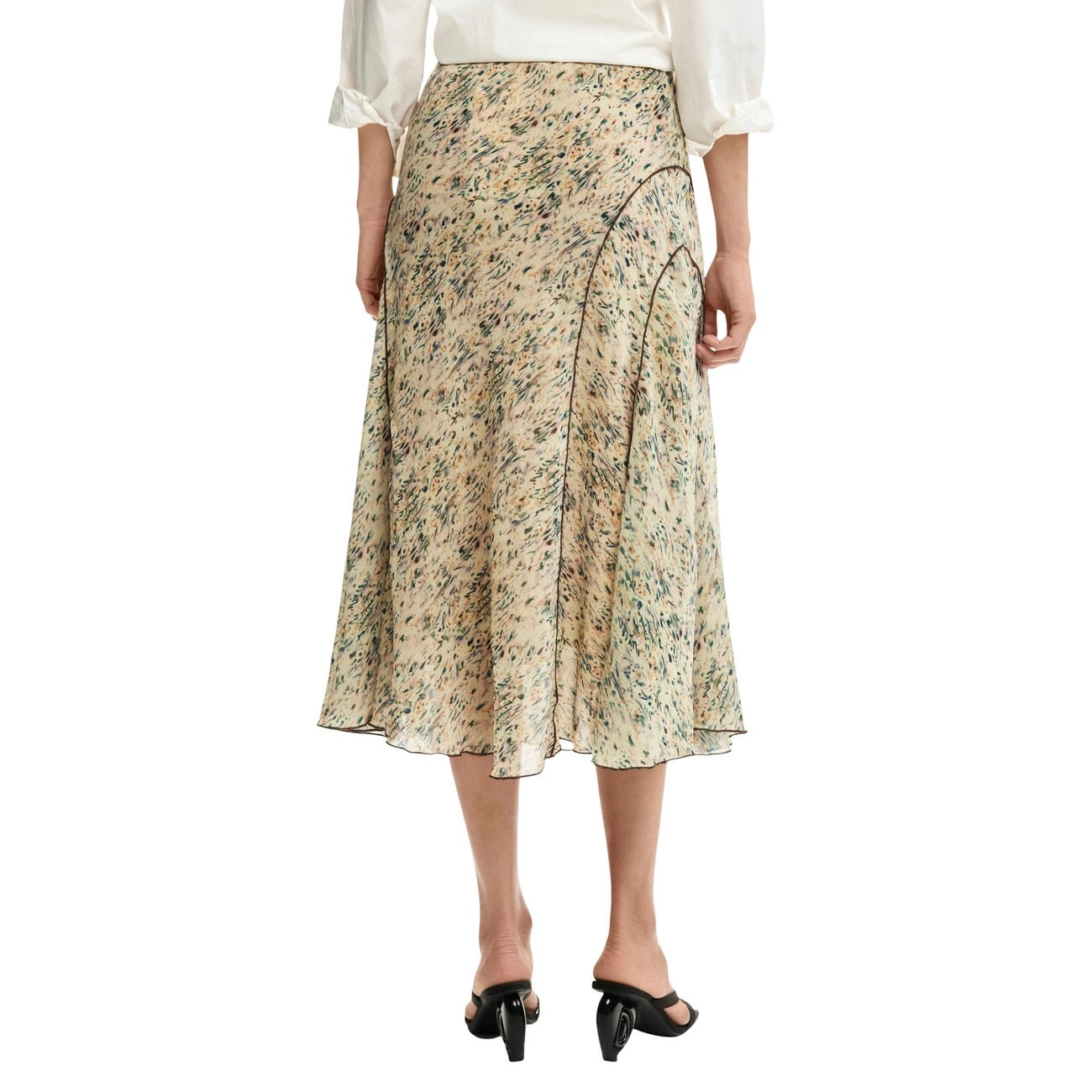 514684 Desigual Gonna Beige Colorata Donna