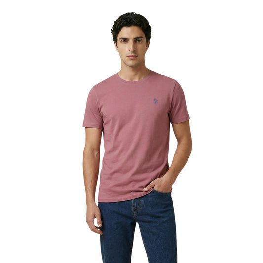 2455896 U.S. Polo Assn. T-Shirt Rosa Uomo