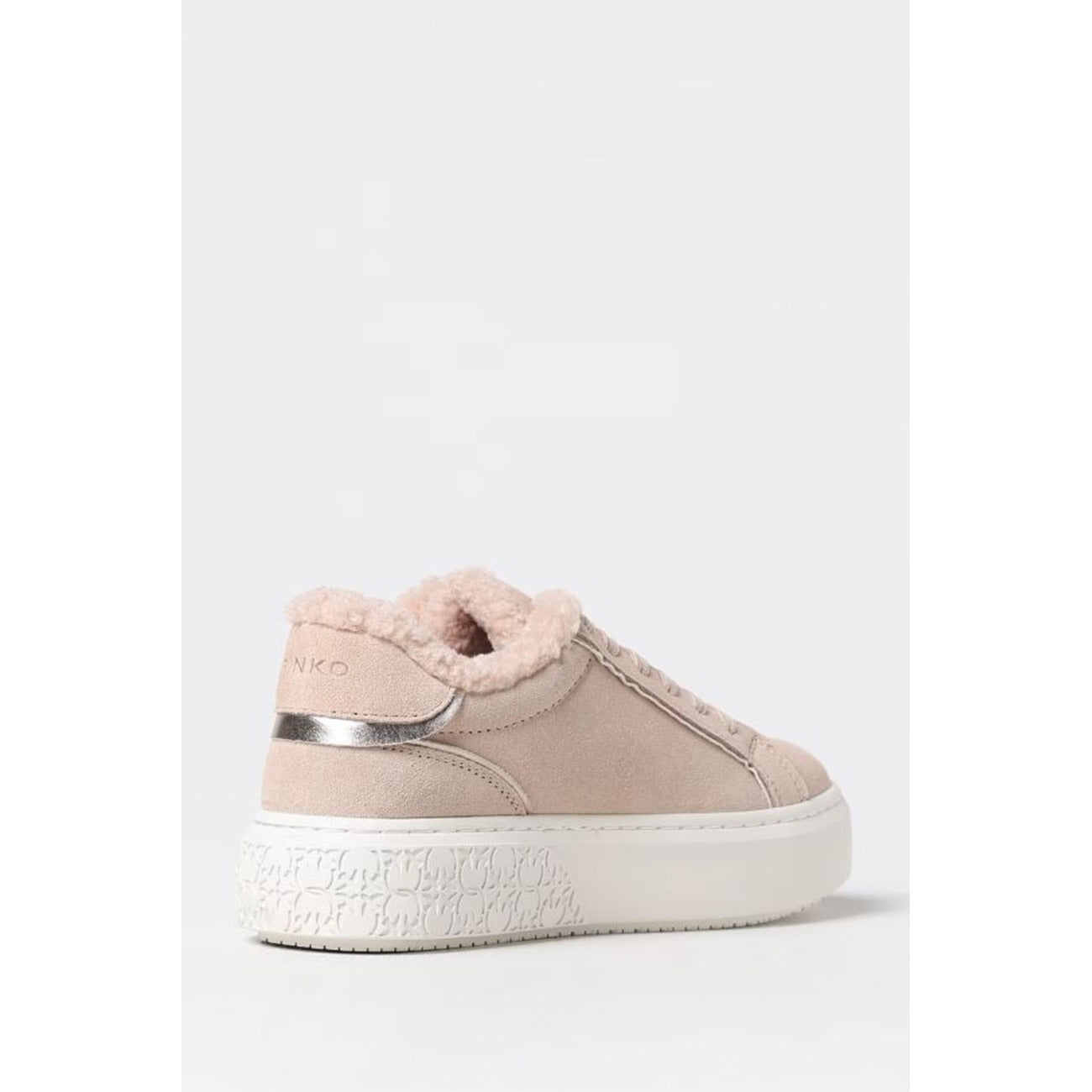 2438323 Pinko Sneakers Rosa Donna Camoscio 100% Plateau