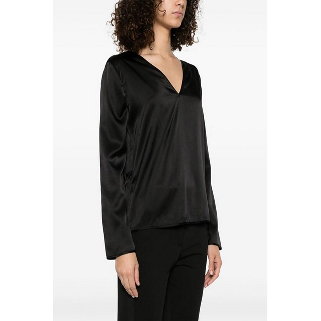 493922 Pinko Blusa Nera Seta Donna Primavera/Estate