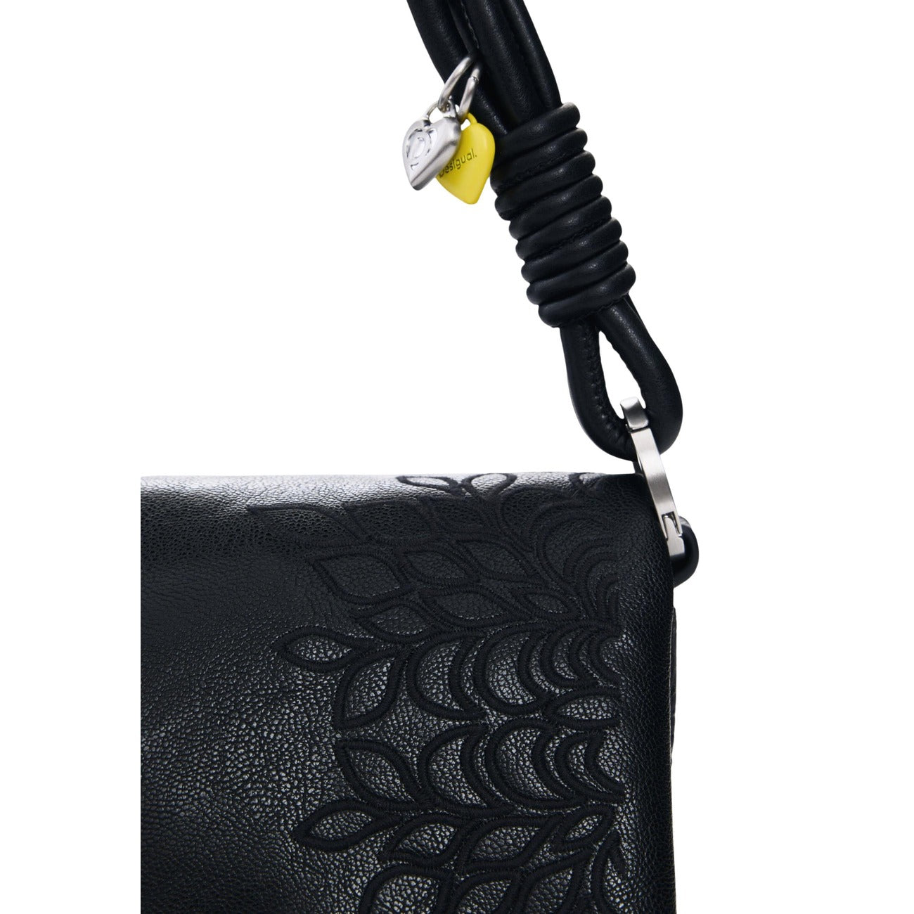 2453187 Desigual Borsa Nera Poliestere