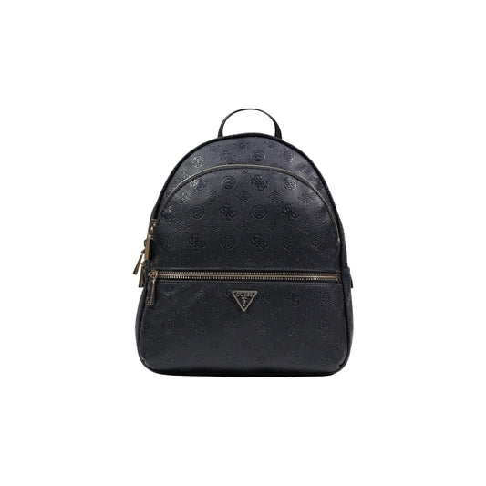 2455747 Guess Zainetto Nero Cerniera Poliuretano