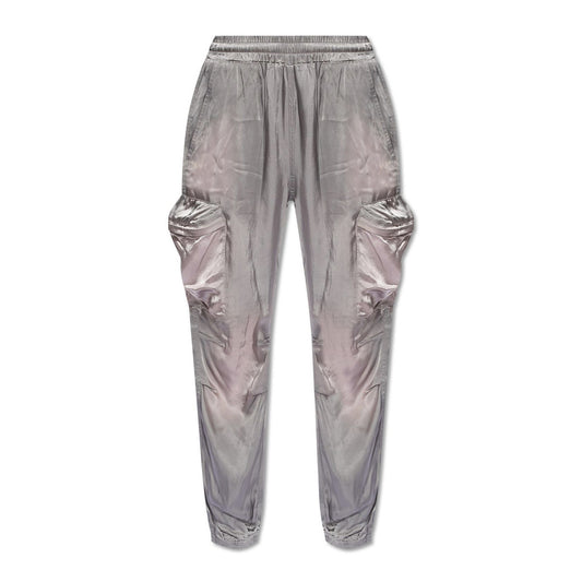 2431435 Diesel Pantaloni Argento Tasche Anteriori Donna