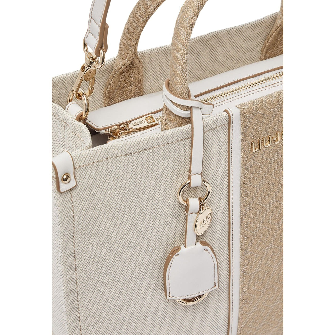 2459490 Liu Jo Borsa Grande Beige Cotone Donna