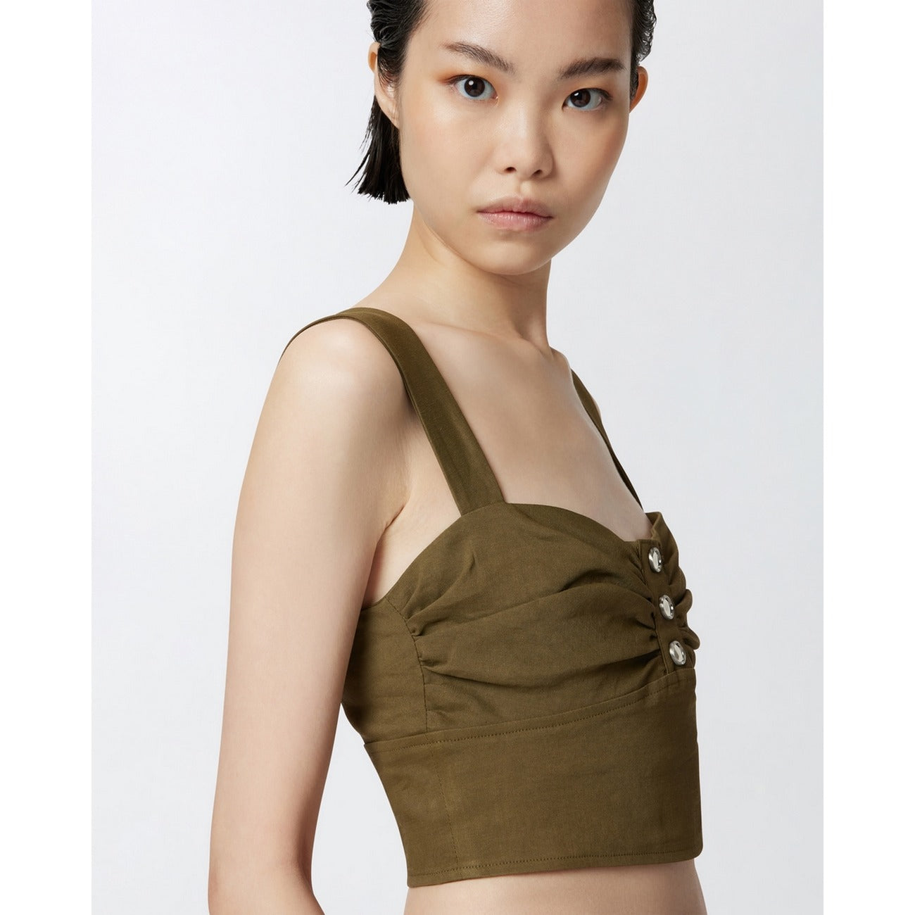 2473356 Pinko Top Verde Donna