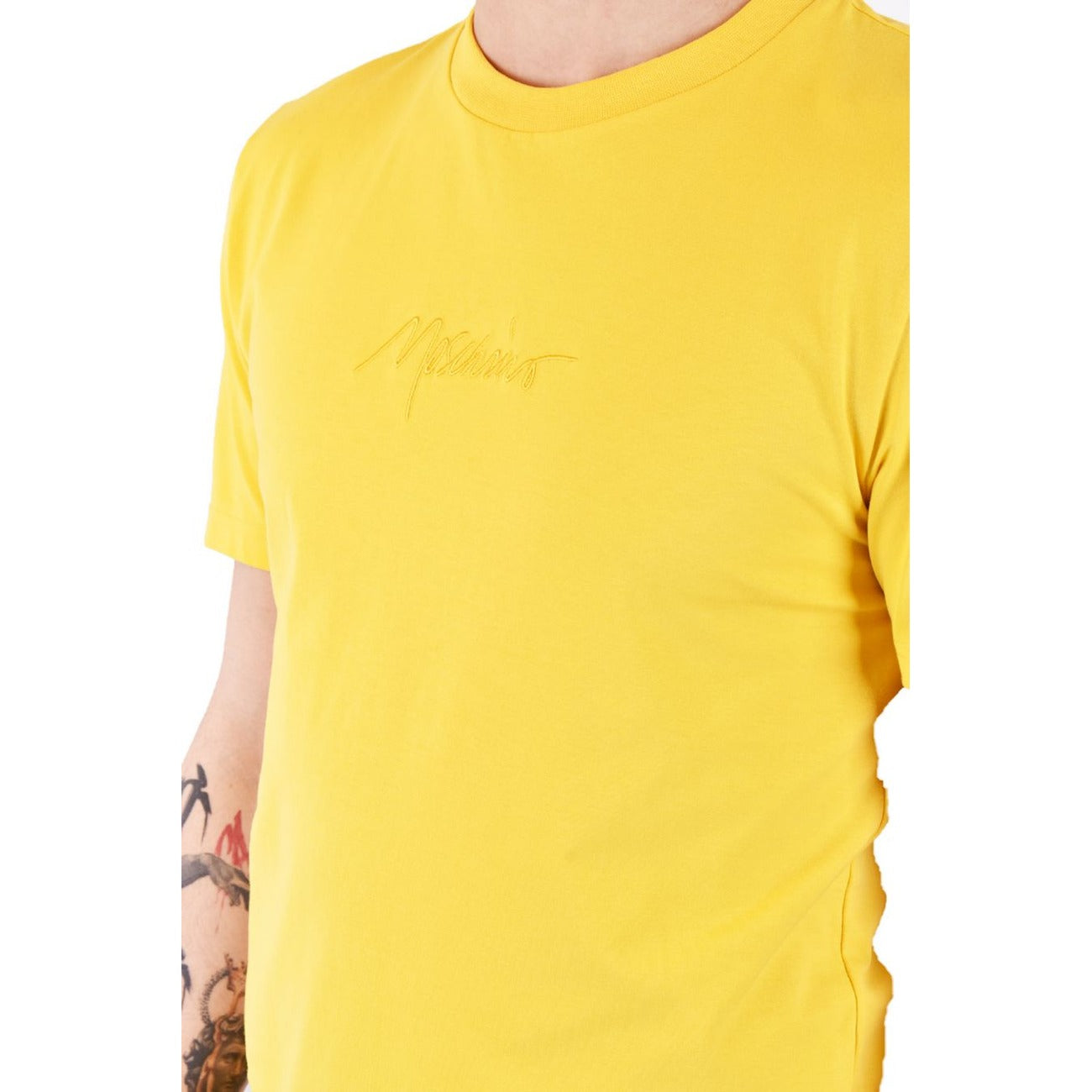 2424973 Moschino T-Shirt Gialla Uomo