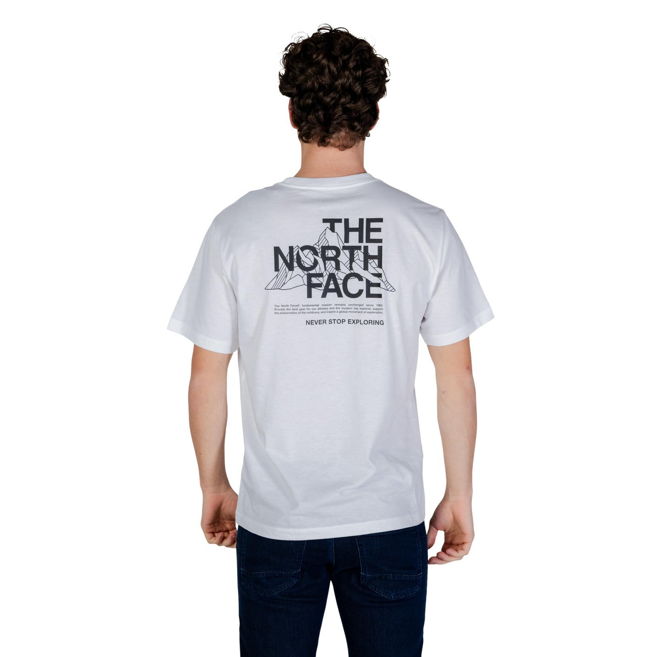 2450505 The North Face T-Shirt Bianca Cotone Poliestere Uomo