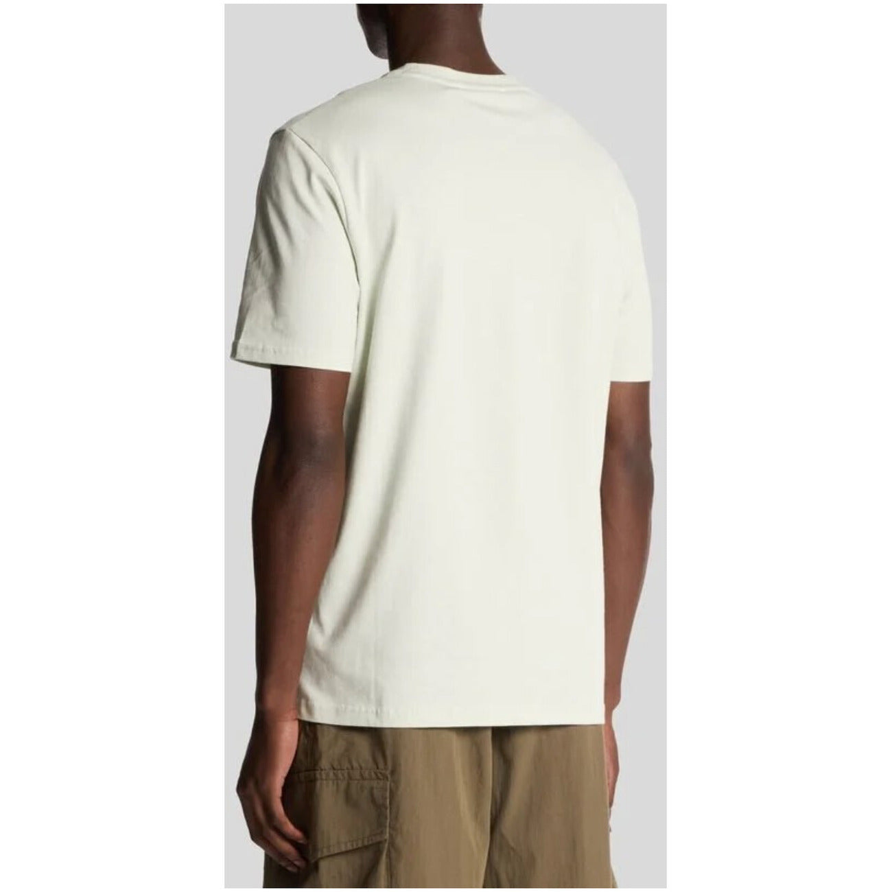 2419604 Lyle & Scott T-Shirt Verde Stampa Tasca Uomo