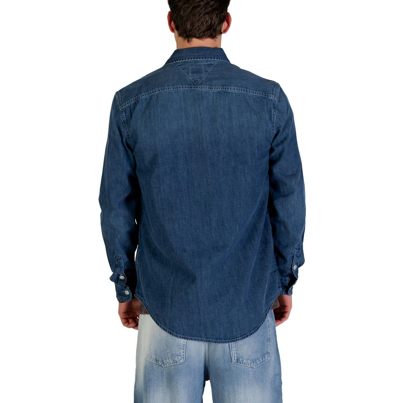 2447952 Tommy Hilfiger Jeans Camicia Blu Uomo