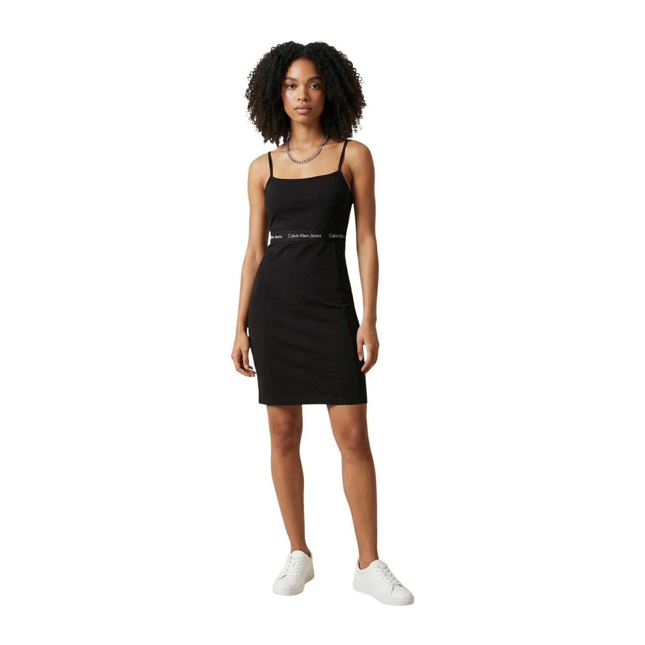 509047 Calvin Klein Jeans Abito Nero Donna Primavera/Estate