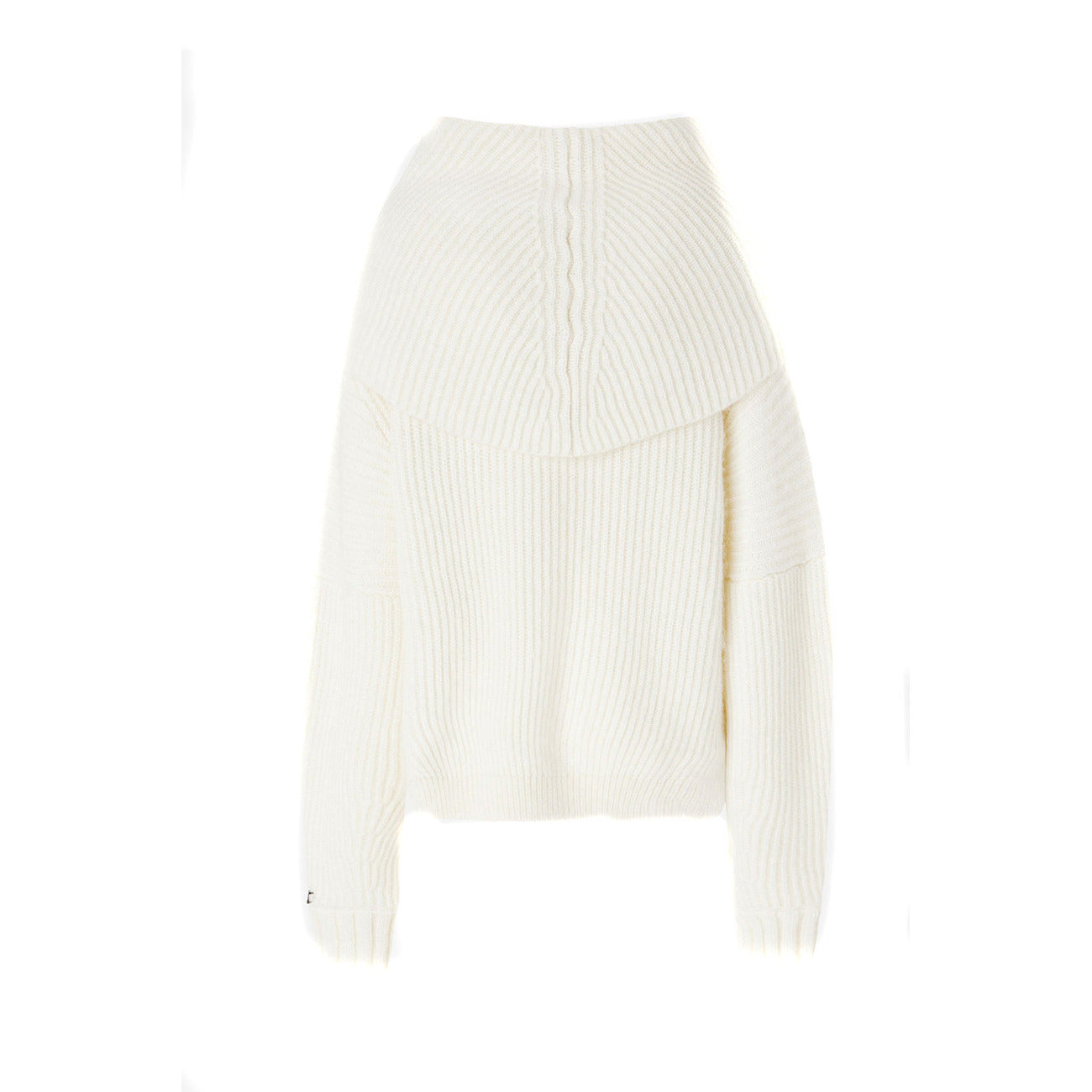 2424730 Pinko Maglia Bianca Donna Acetato 46% Mohair 28%