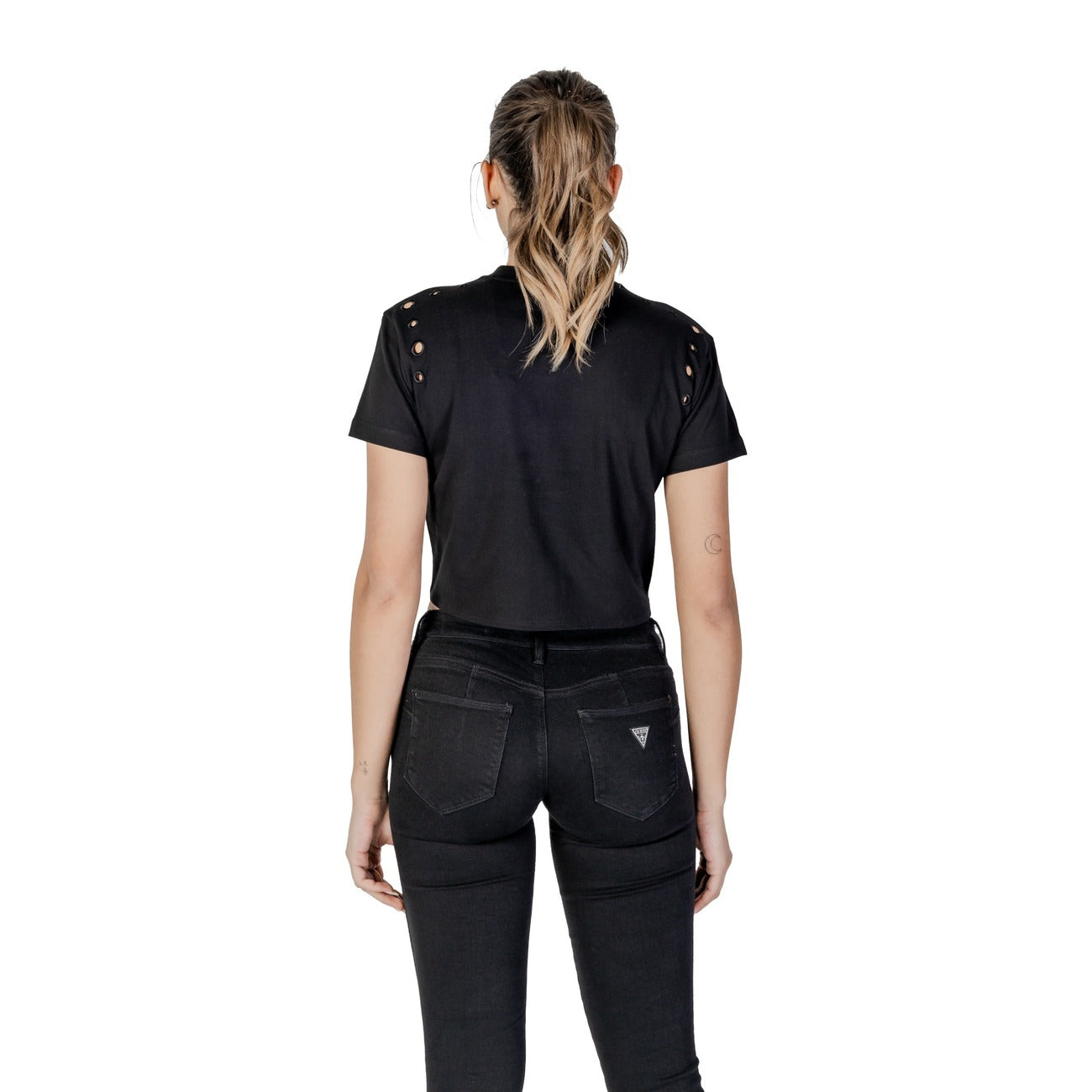 2409839 Guess T-Shirt Nera Donna