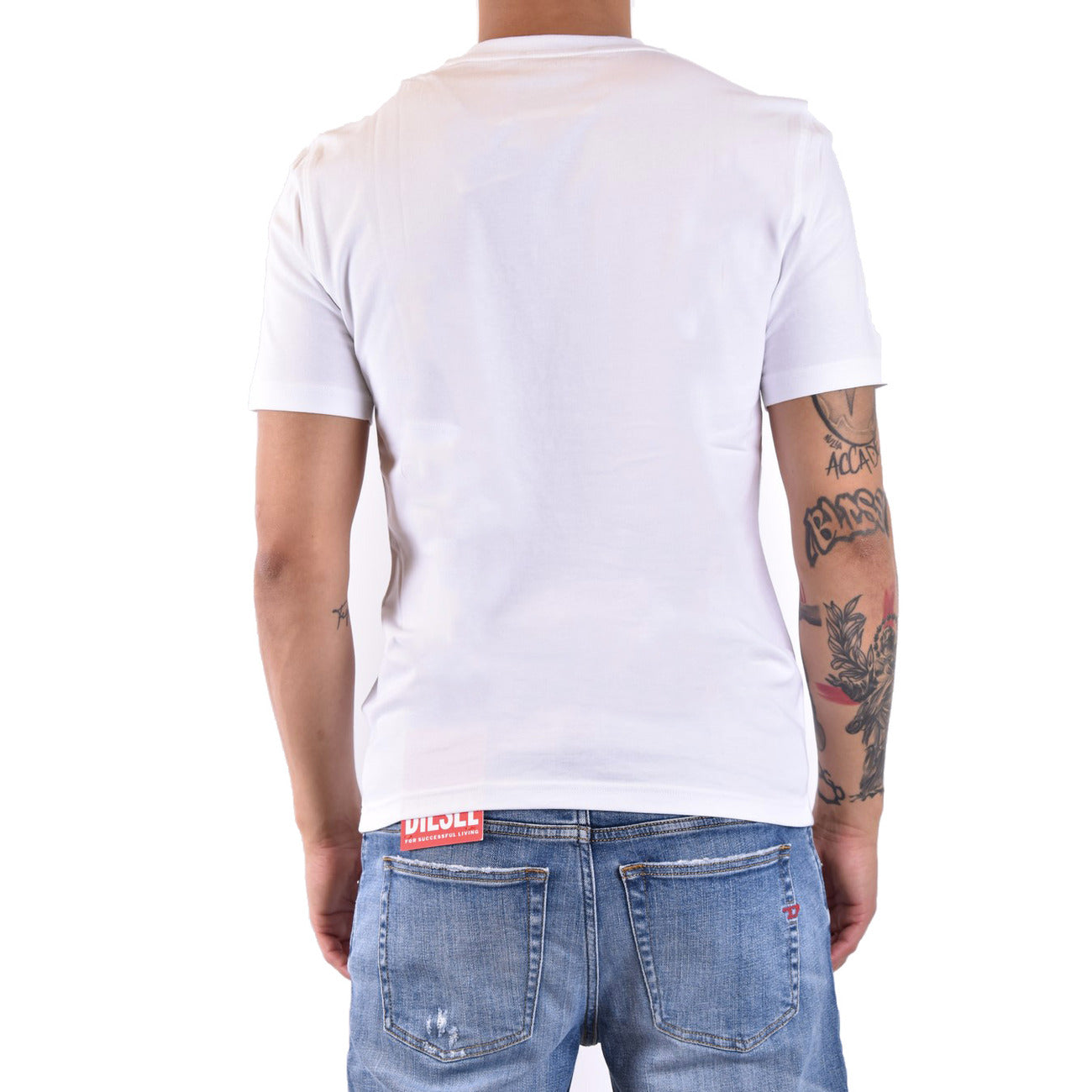 2424712 Moschino T-Shirt Bianca Stampa Uomo