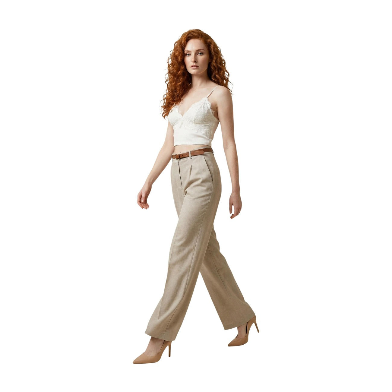 514484 Artigli Pantaloni Beige Donna Primavera/Estate