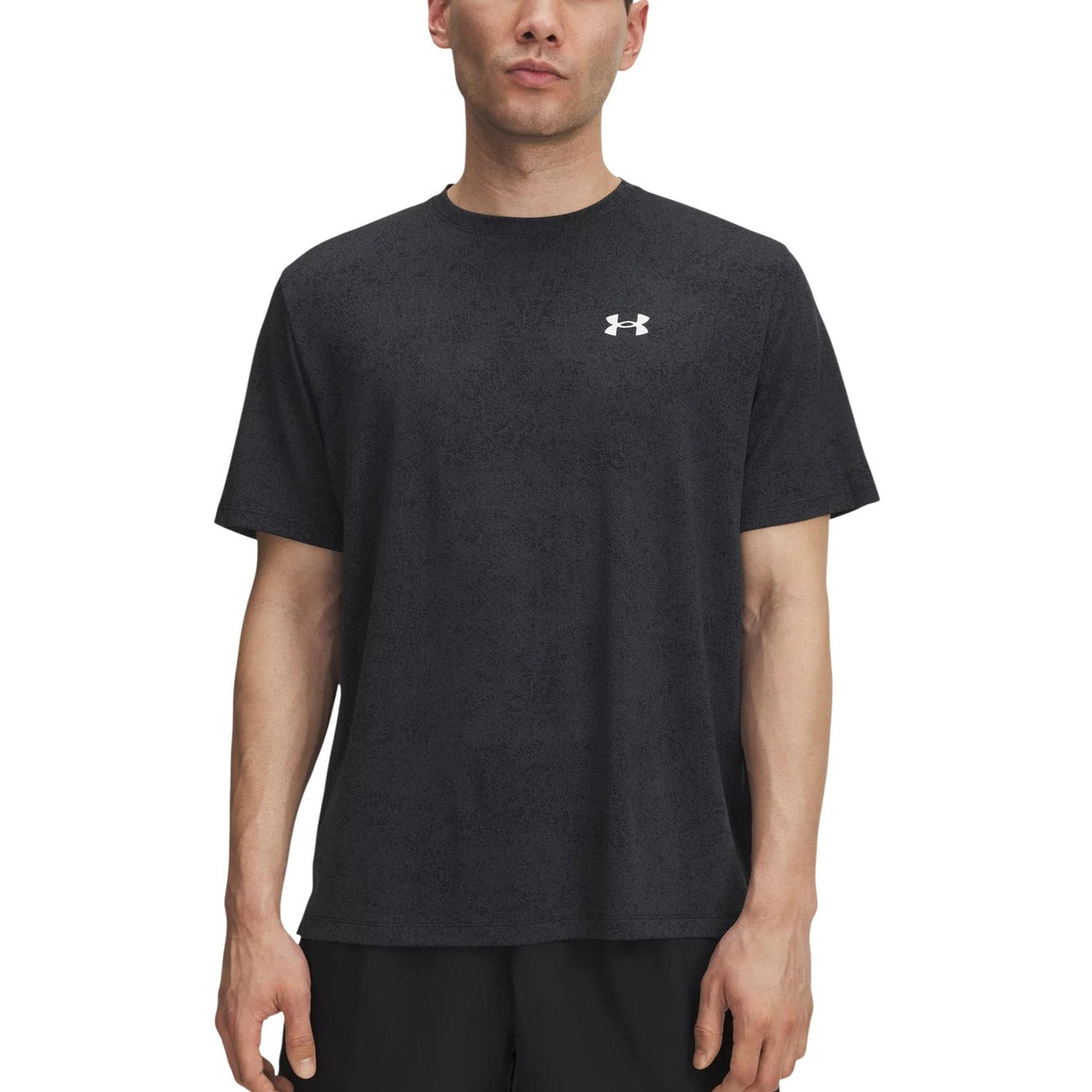 2452003 Under Armour T-Shirt Nera 100% Poliestere Uomo