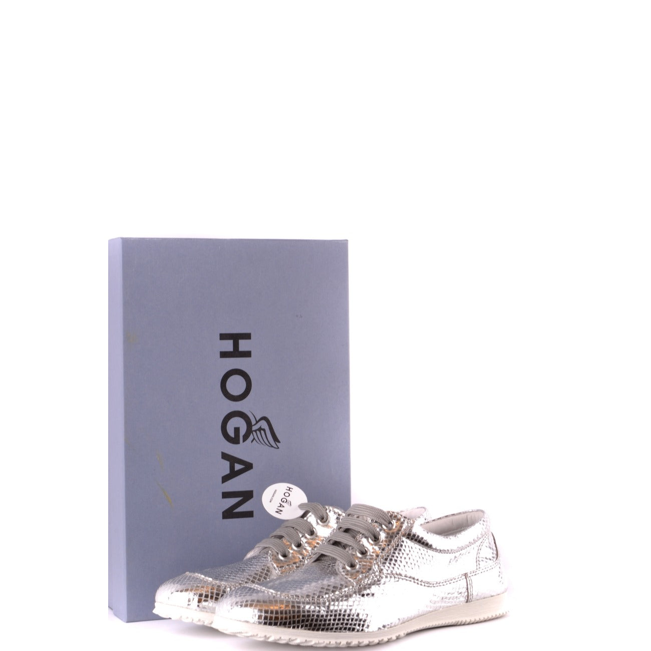 489404 Hogan Sneakers Argento Donna