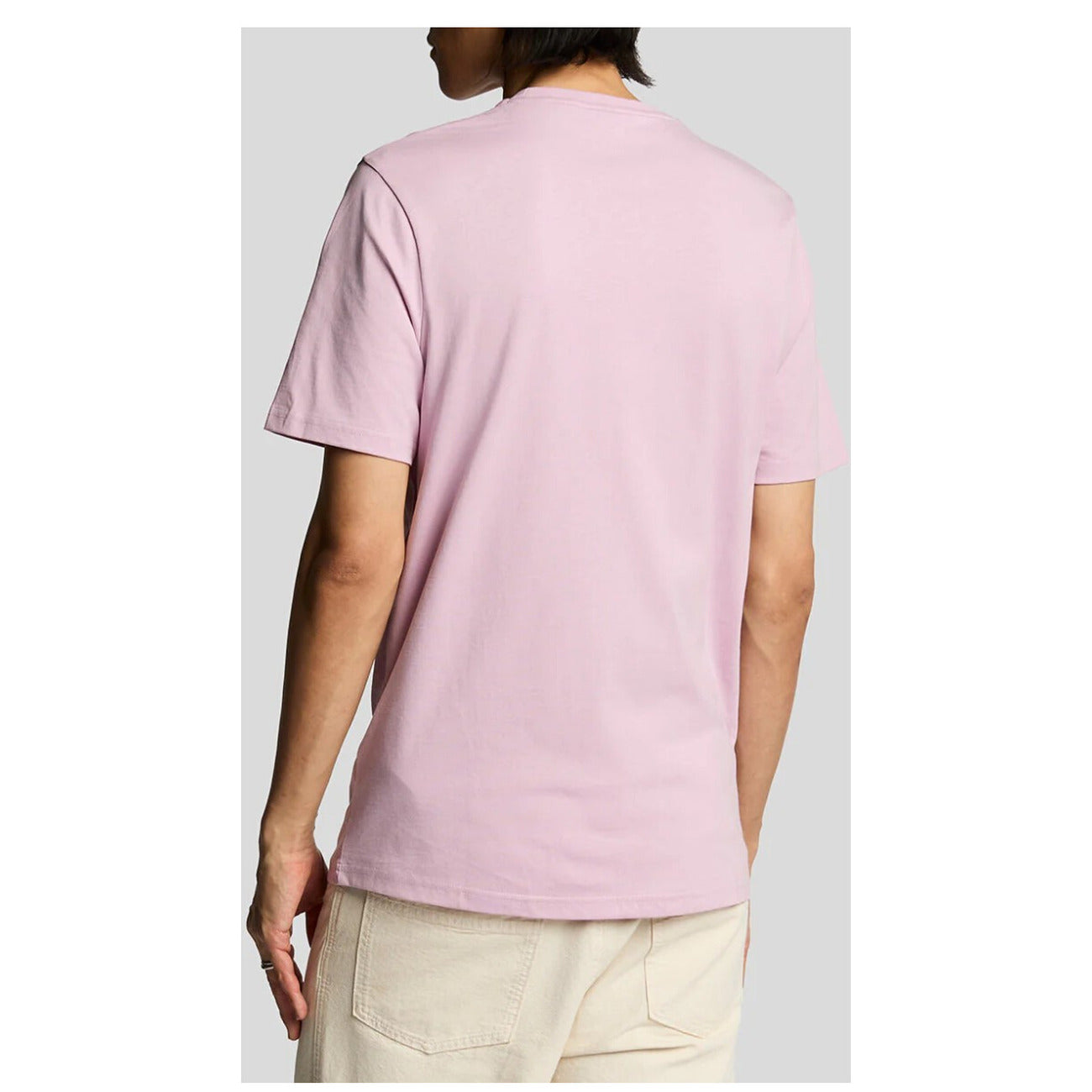 2416409 Lyle & Scott T-Shirt Rosa Stampa Uomo