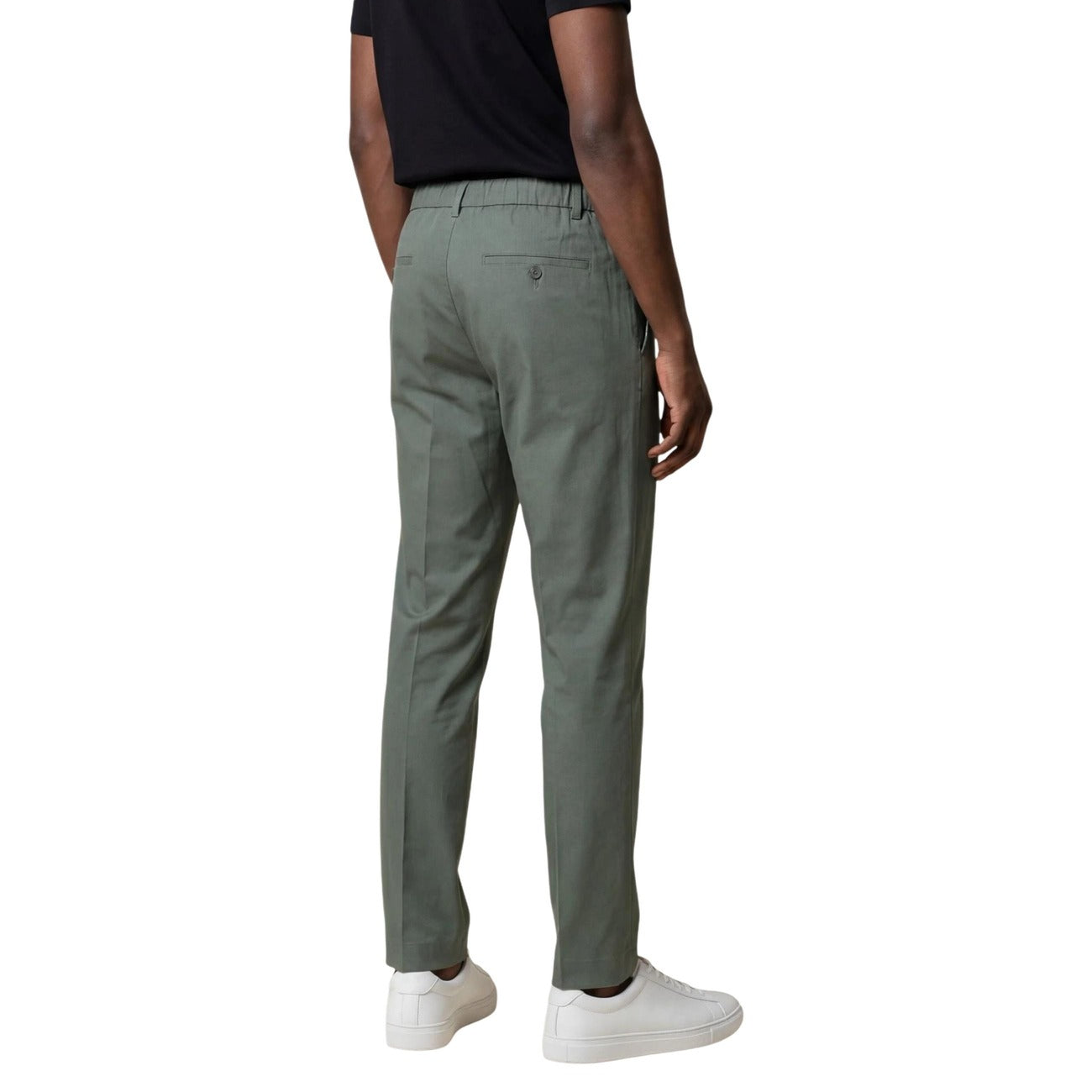 2457028 Antony Morato Pantaloni Verde Lyocell Uomo