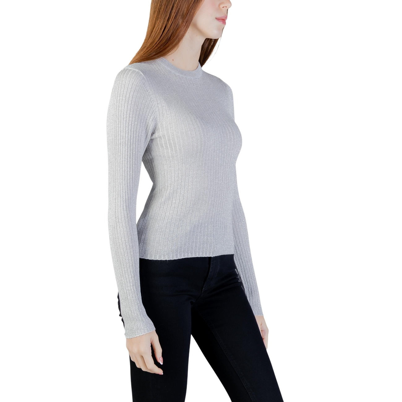 2452446 Jacqueline De Yong Maglia Argento Donna