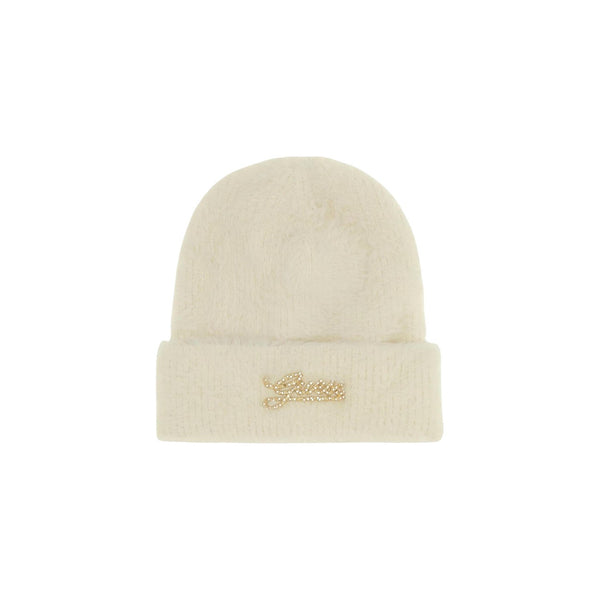 Knitted Beanie Rhinestone Front Cap Cappello Donna