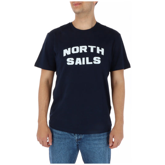 423816 North Sails T-Shirt Blu Monocromo Uomo