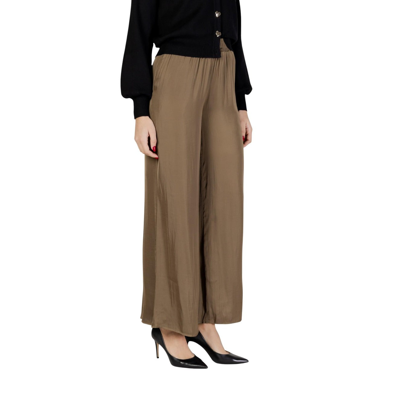 506086 Morgan De Toi Pantaloni Verdi Donna Primavera/Estate
