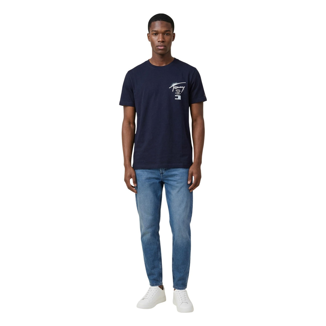 2453247 Tommy Hilfiger Jeans T-Shirt Blu Uomo