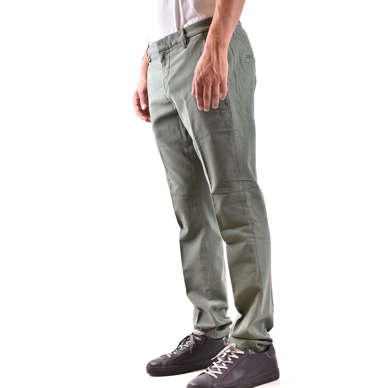 2430312 Dondup Pantaloni Verde 100% Cotone Uomo