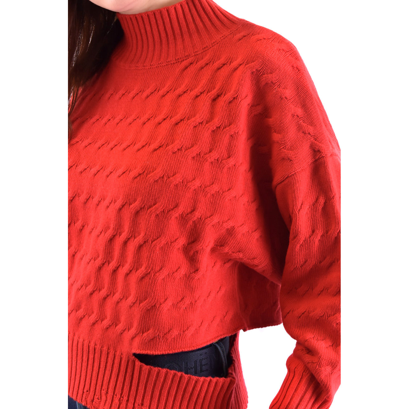 2423088 Pinko Maglia Rossa Donna Viscosa 33% Lana 23%