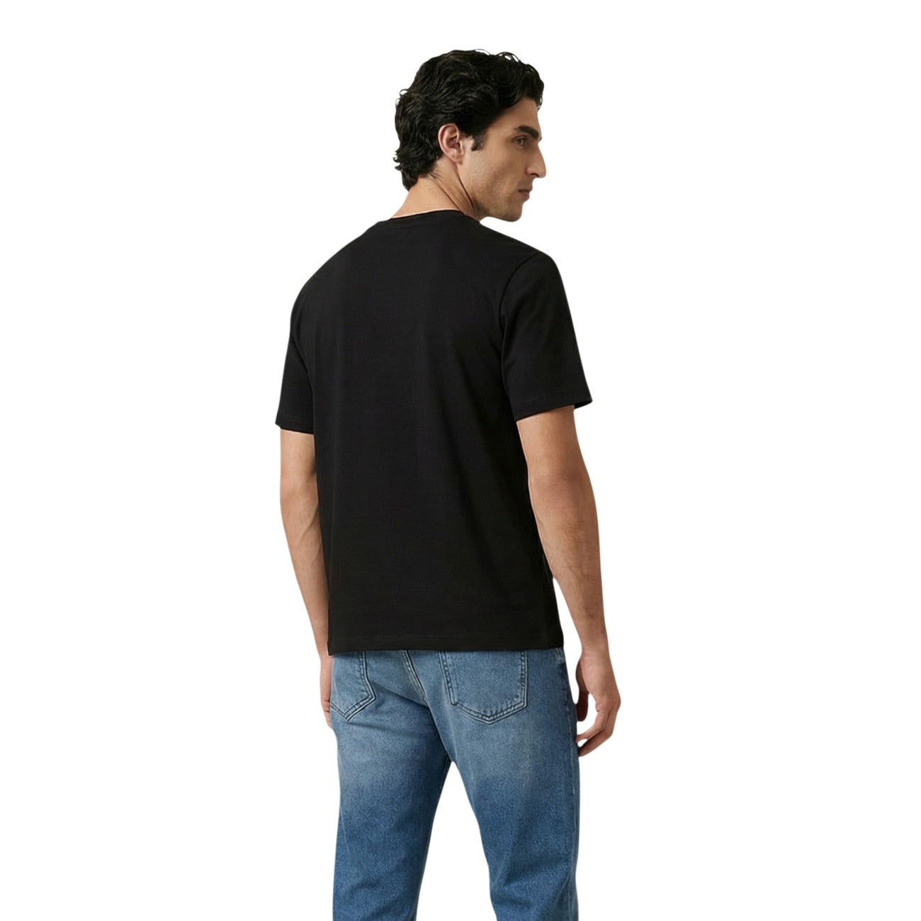 2451654 Antony Morato T-Shirt Nera 100% Cotone Uomo