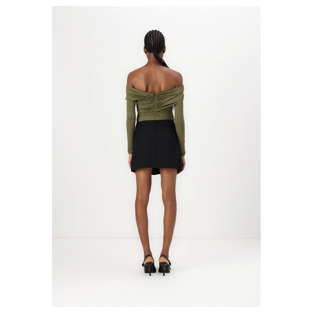 2438396 Pinko Gonna Nera Donna Poliestere 72% Elastan