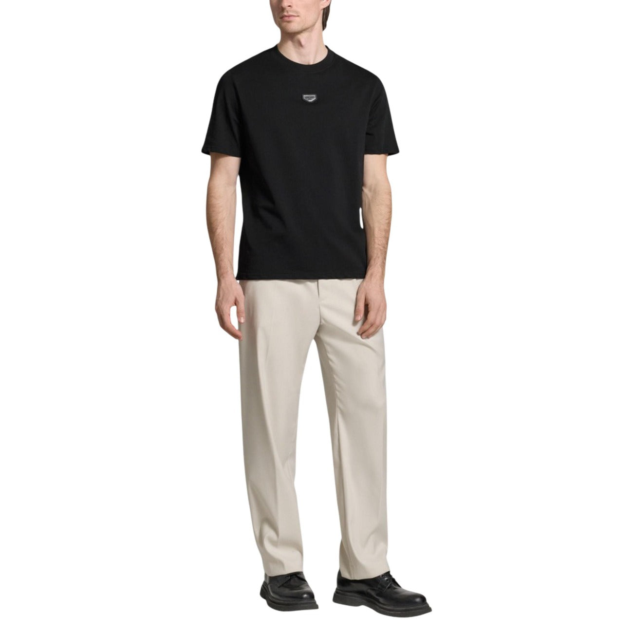 2449705 Antony Morato T-Shirt Nera 100% Cotone Uomo