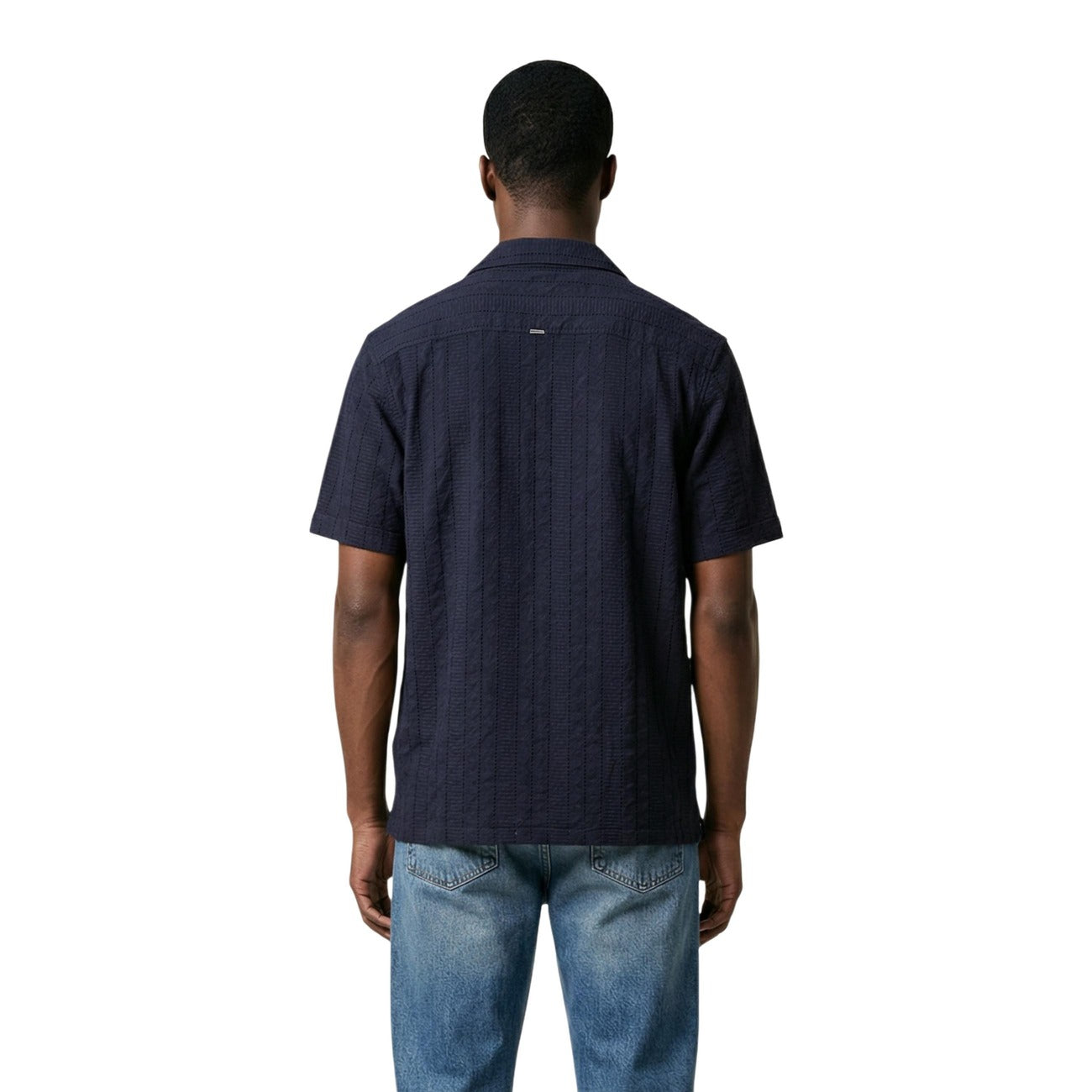 2456474 Antony Morato Camicia Blu Cotone Uomo
