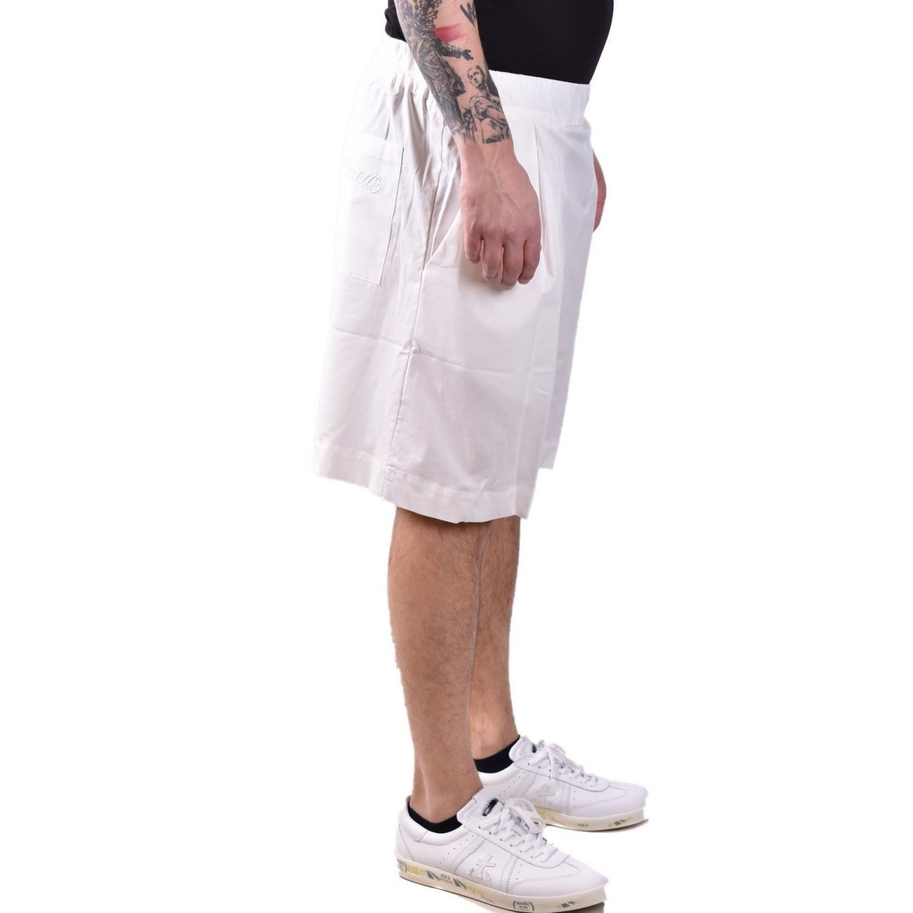 2443822 Laneus Bermuda Bianco Uomo