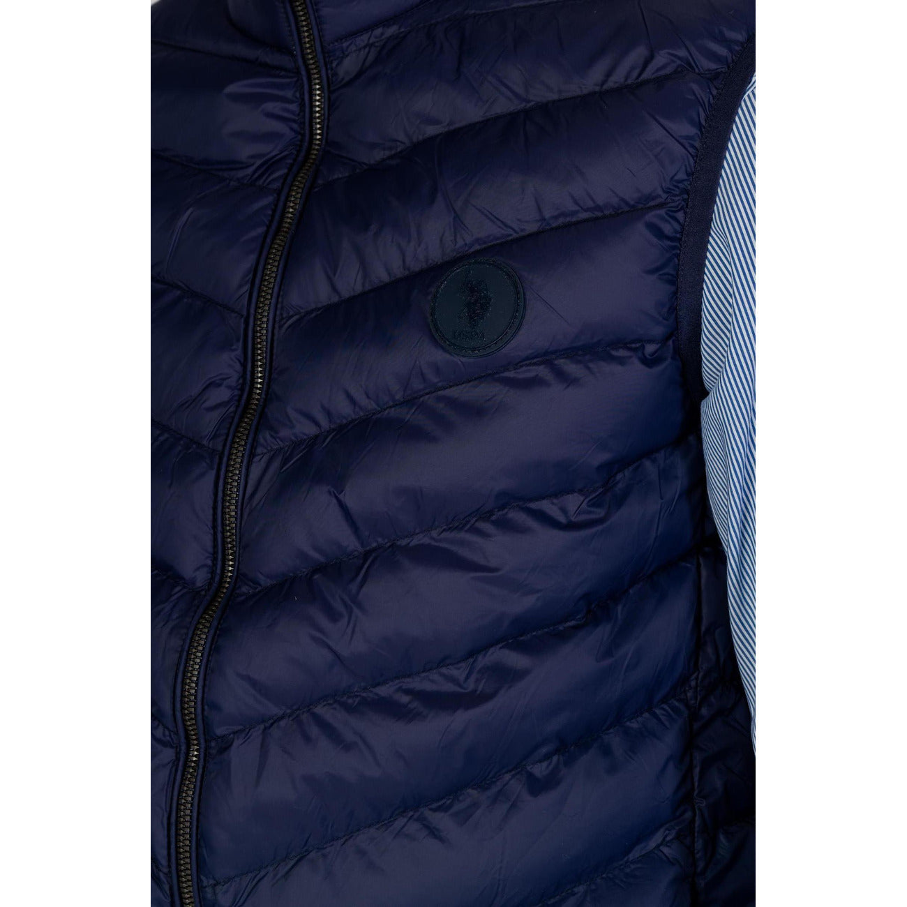 2215583 U.S. Polo Assn. Gilet Blu Poliammide Smanicato Uomo