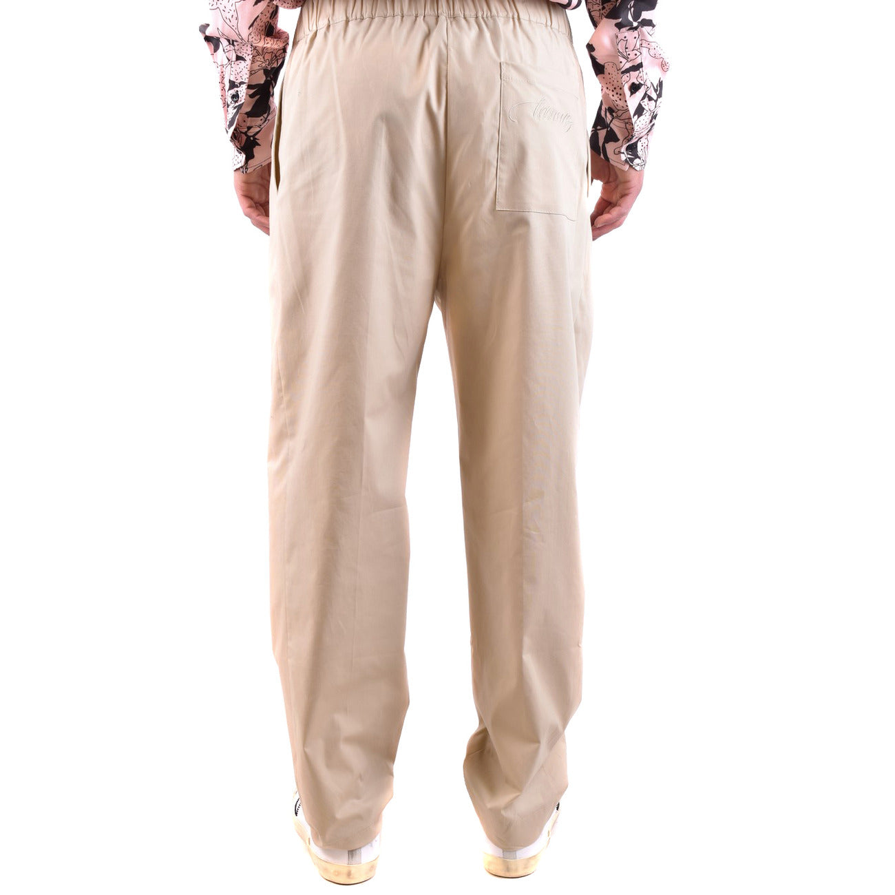 2444885 Laneus Pantaloni Beige Cotone Uomo